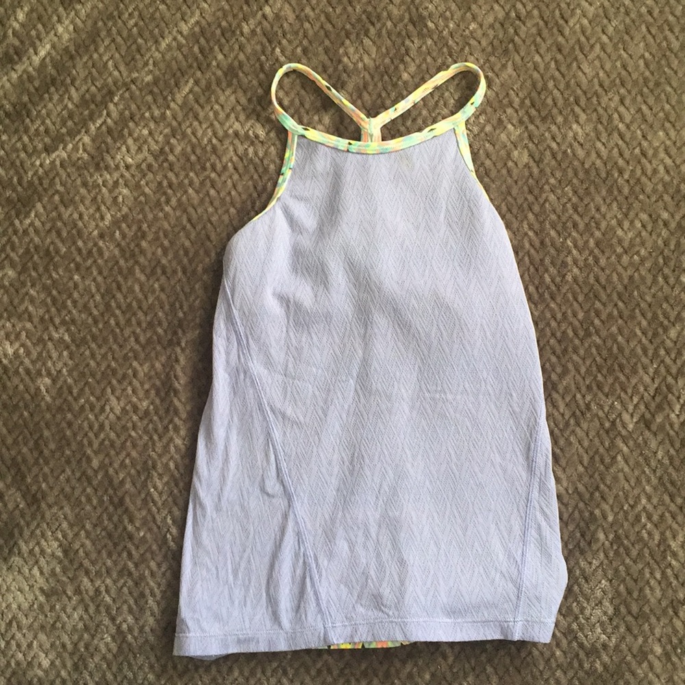 Violet Ivivva tank top.